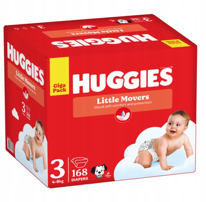 Huggies Little Movers 3 (168) BOX