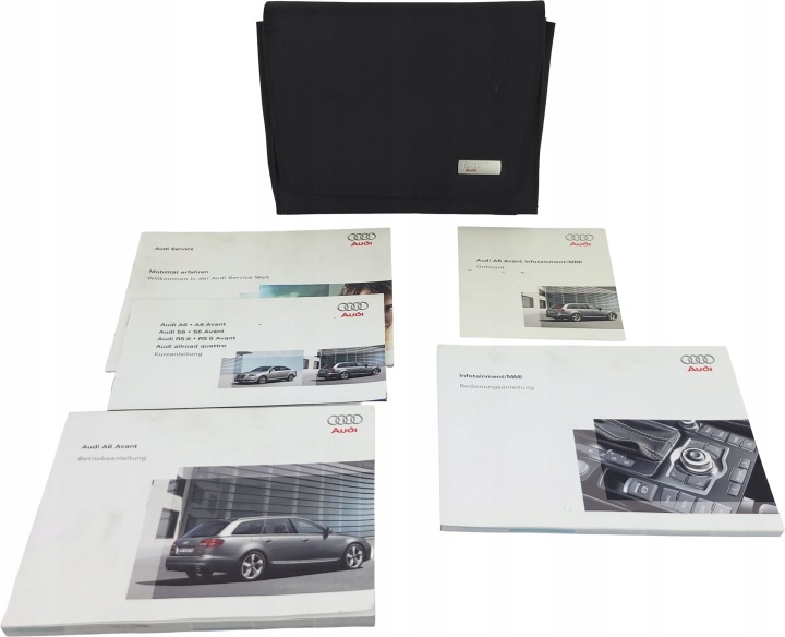 AUDI A6 C6 LIFT ETUI KSIAZKA INSTRUKCJA OBSLUGI
