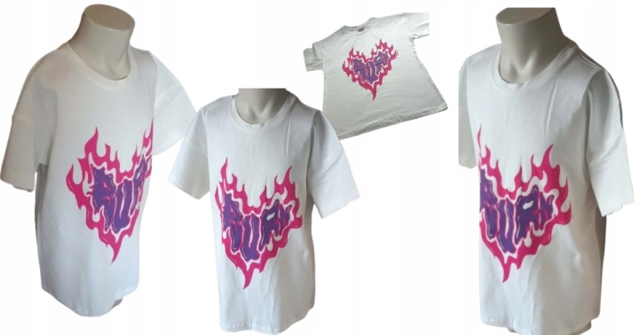 Bluzka t shirt dla dziewczynki bawełniana koszulka krótki rękaw — zdjęcie 6