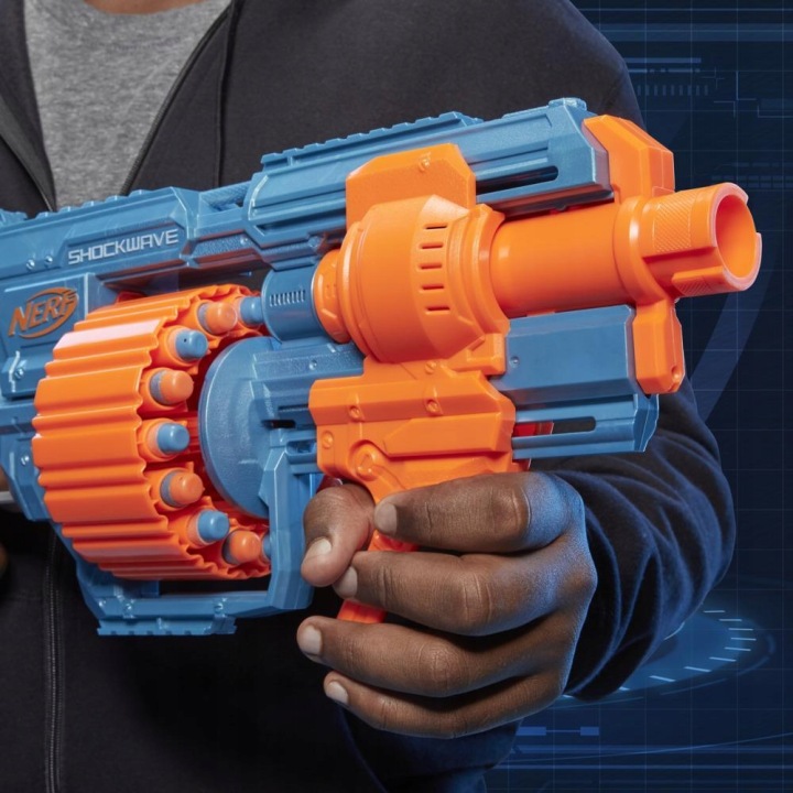 Пістолет NERF ELITE 2.0 SHOCKWAVE RD-15 гвинтівка для дітей на стрілки — фото 6