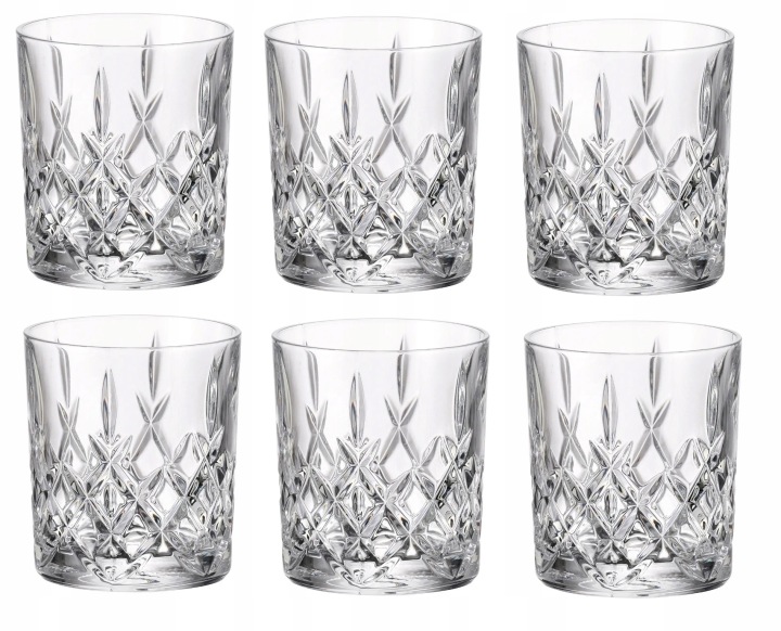 Sklenice na whisky 6 Ks sada sklenic 320 ml křišťálové Brixton Bohemia