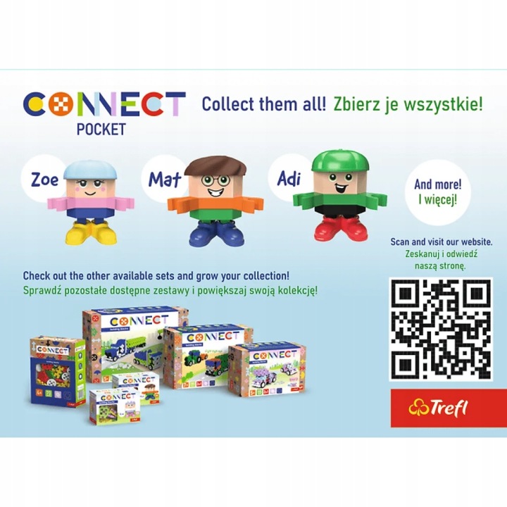 Конструктор CONNECT Набір Pocket 30 Boy з фігуркою JAY клітинки — фото 5