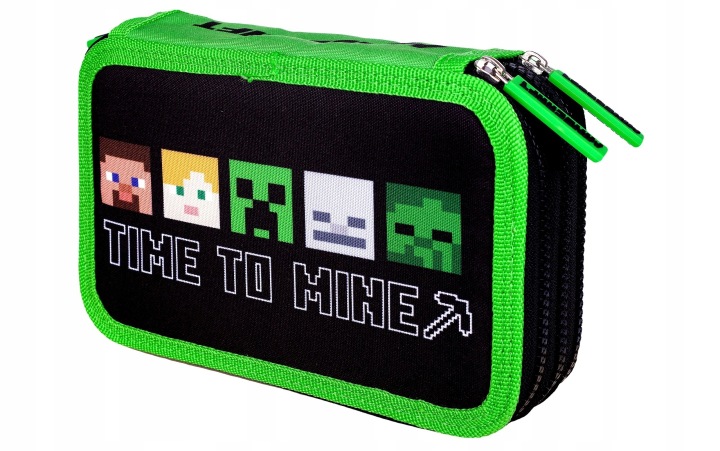 Пенал потрійний JUMBO BW MINECRAFT AC3 — фото 2