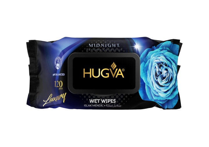 HUGVA Midnight Серветки вологі 120 шт.