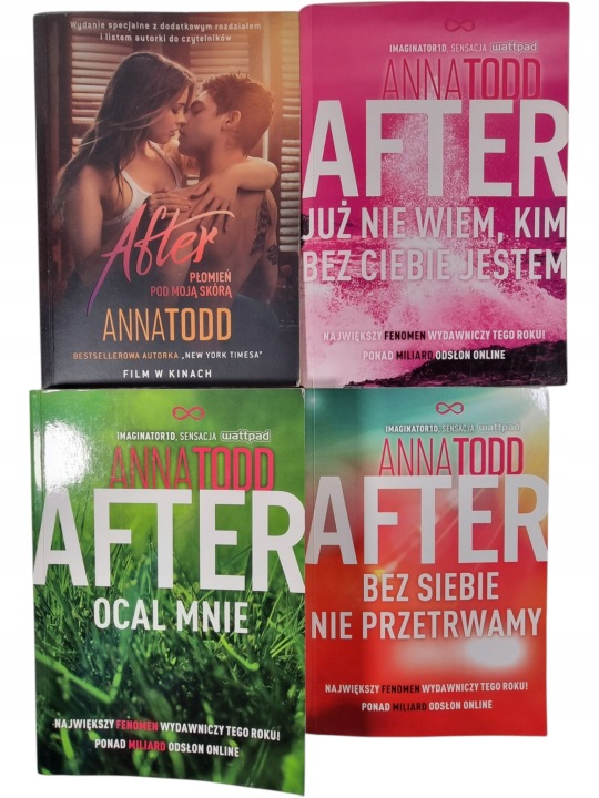 Zdjęcie egzemplarza: After Tomy 1-4 / Anna Todd zestaw książek
