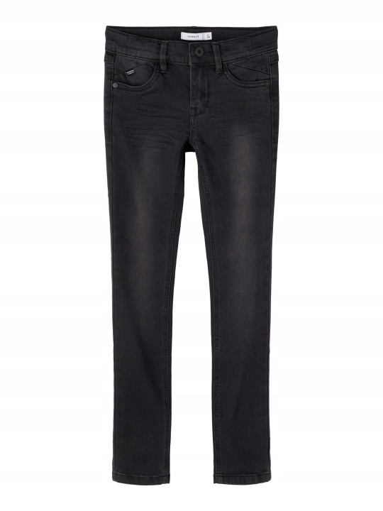Name It Джинс Skinny Fit хлоп'ячі чорний denim 122