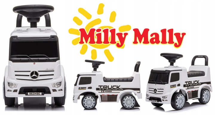 Каталка інтерактивні ходунки каталка авто MERCEDES Antos Білий Milly Mally — фото 8