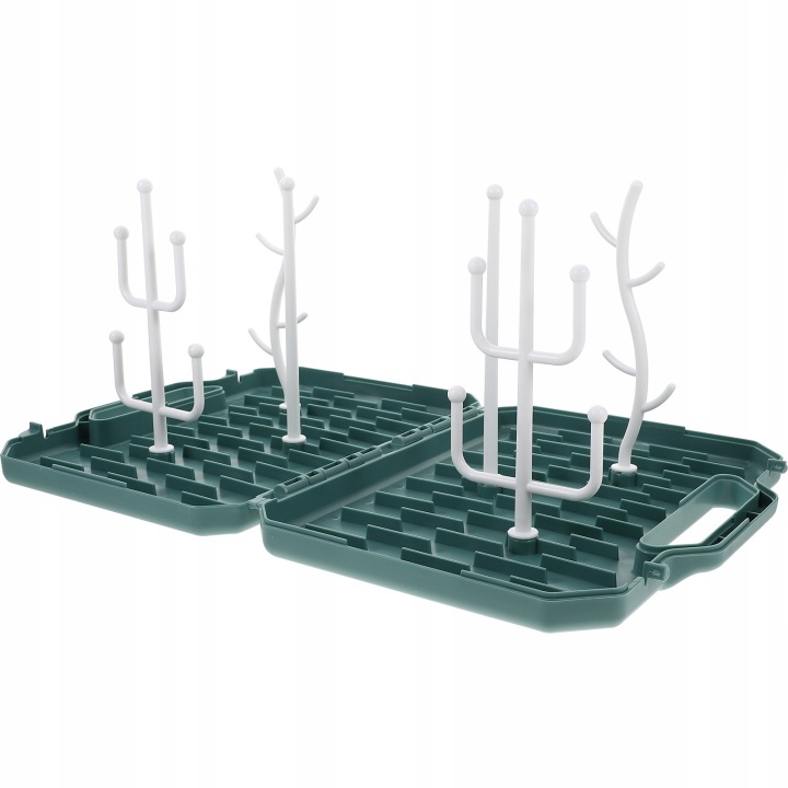 Складаний зелений сушарка для пляшок і сосок