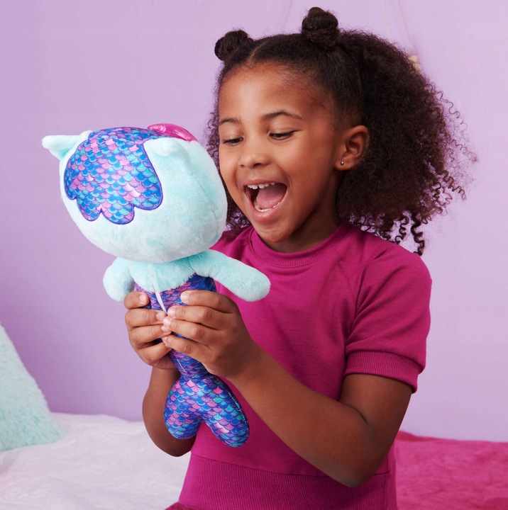 KOCI DOMEK GABI SYRENKOTKA INTERAKTYWNA MASKOTKA MÓWIĄCA ŚW + DŹW 35 CM Wysokość produktu 30 cm