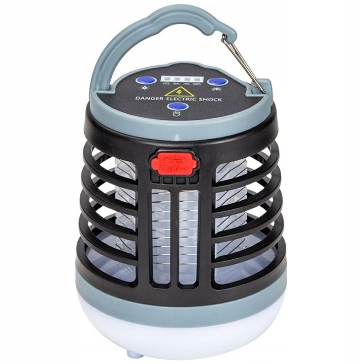 Insekticidní Lampička 1200MAH Černá