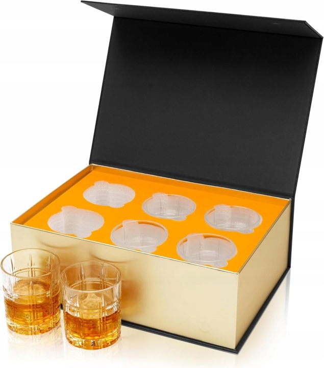 Sklenice Na Whisky Retro Křišťálové Sada 6 Ks Kanars 300 ML Dárek