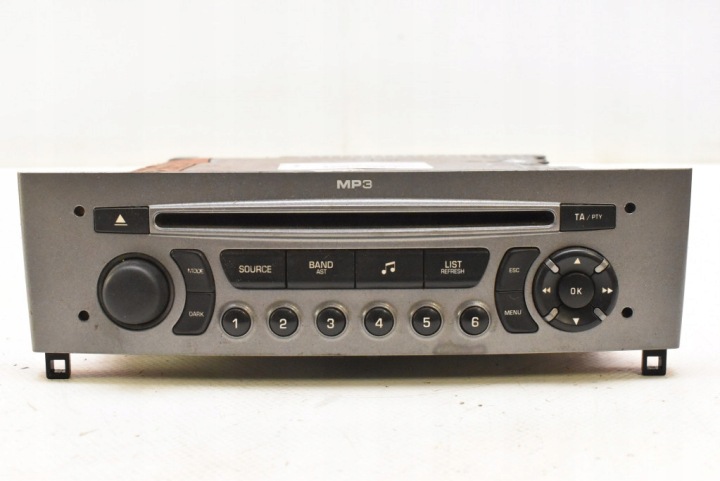 RADIO radio CD MP3 96650206XH00 PEUGEOT 308 1 I T7 07-11