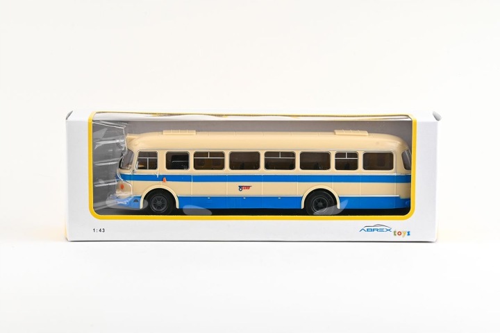 SKODA Autobus 706 RTO CSAD beige/blue 1961 1/43 Abrex 143PB-003 — фото 7