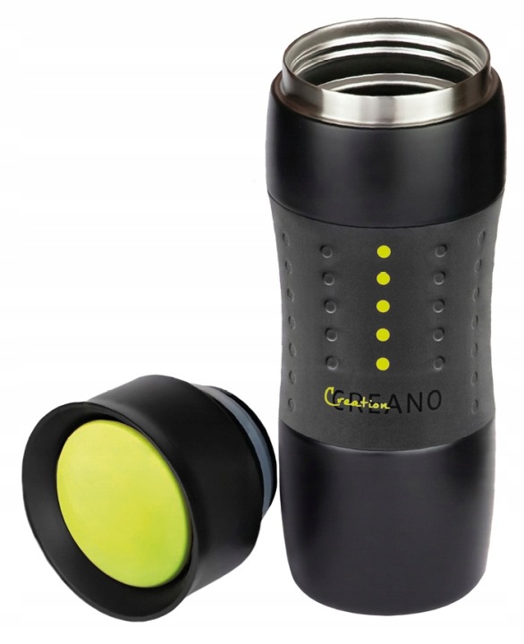Premium Cestovní Termoska Termohrnek Na Klik Nerezová Ocel 420 ml Cr