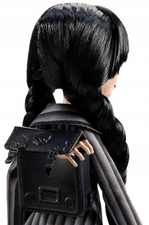 Лялька MONSTER HIGH x WEDNESDAY в шкільним формі лялька колекційна — фото 4