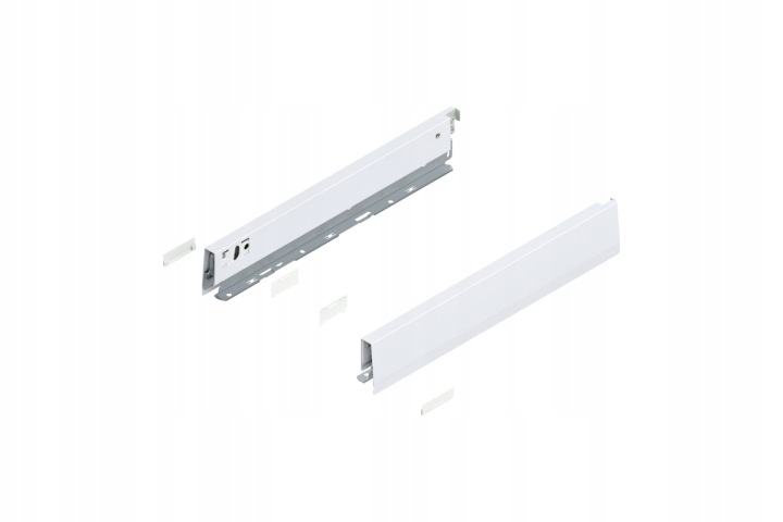 Blum 470N4002S Boční strana Merivobox, výška N (68.5 mm) 400 mm, hedvábně bílá