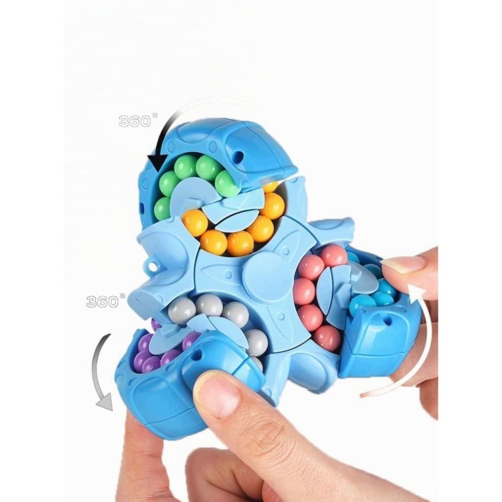 Gra Logiczna Magic Bean Kostka Fidget Spinner Іграшка Антистрес 2 в 1 — фото 3