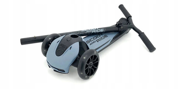 SCOOTANDRIDE Highwaykick 5 LED колеса Самокат триколісний 5+ FOREST зелена — фото 4