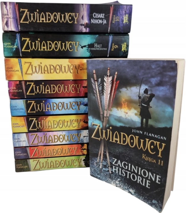 Zdjęcie egzemplarza: Zwiadowcy Tomy 1-11 bez 8 / John Flanagan zestaw książek