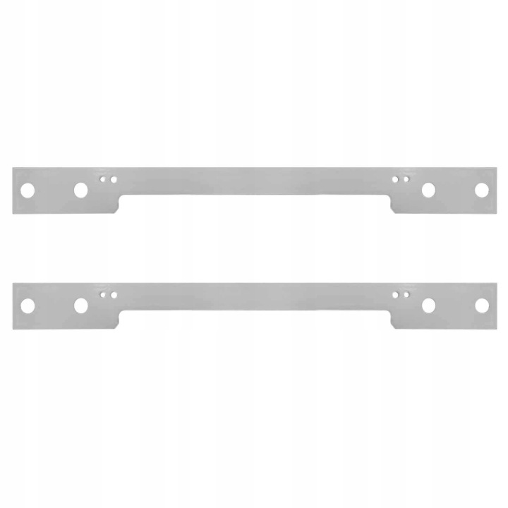 Montážní plechy pro kolejnice Assa Abloy AC632 stříbrné