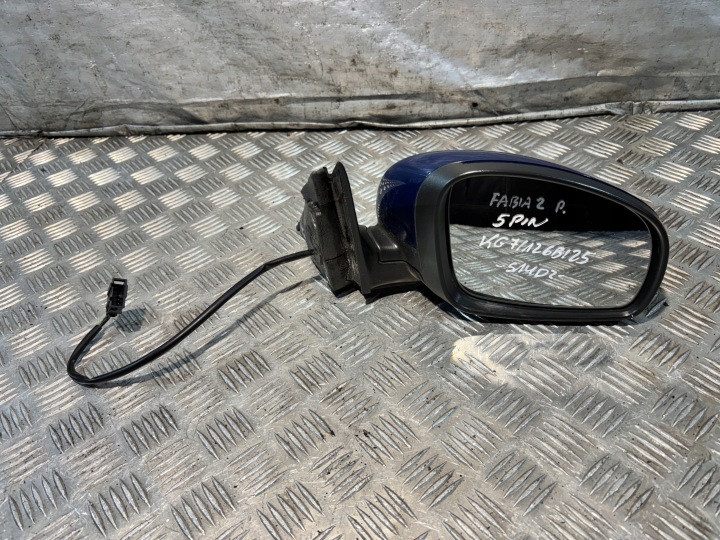SPECCHIETTO RETROVISORE Destro 5PIN Skoda Fabia II lift k: LF5A
