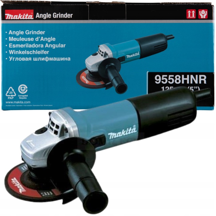 Úhlová Bruska Měkký Start 125 MM 840 W 11000 Ot/min Makita 9558HNRG