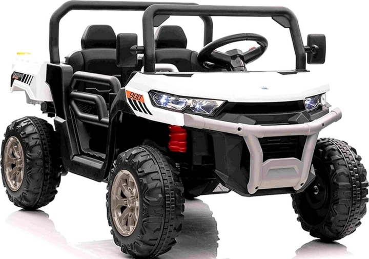 Білий JEEP для дітей самоскид акумулятор 12 В сила 180 Вт пульт