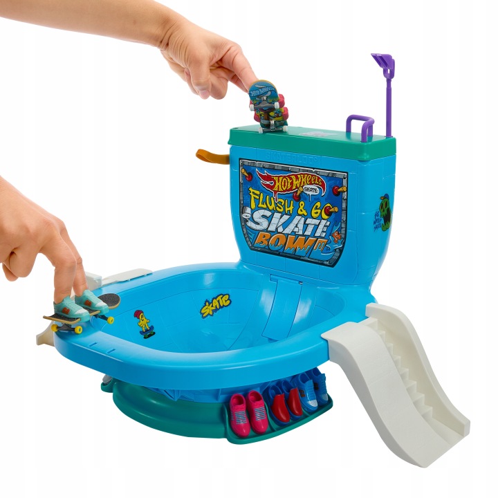 Mattel Hot Wheels Skates Полоскання Fingerboard Скейтпарк — фото 4