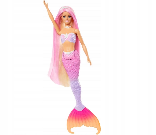 Лялька Barbie Malibu Русалка з Дельфінчиком Що змінює Колір HRP96/HRP97 — фото 13