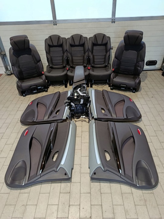 KOMPLET foteli z boczkami Srodek Renault Espace V (RFC) BRAZ INITIALE