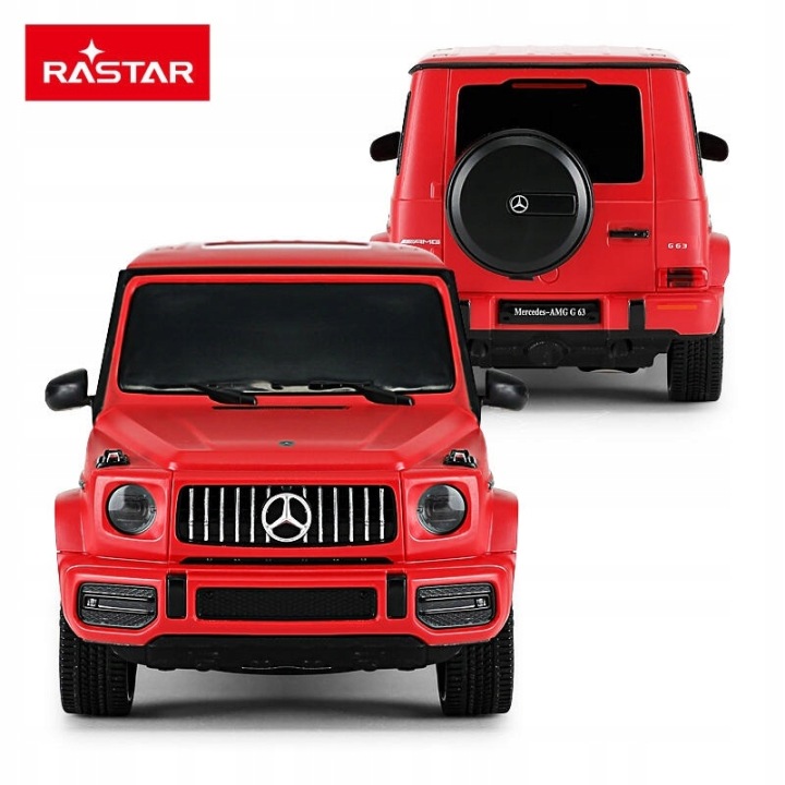 Mercedes AMG G63 на радіокеруванні 1:24 червоні — фото 8