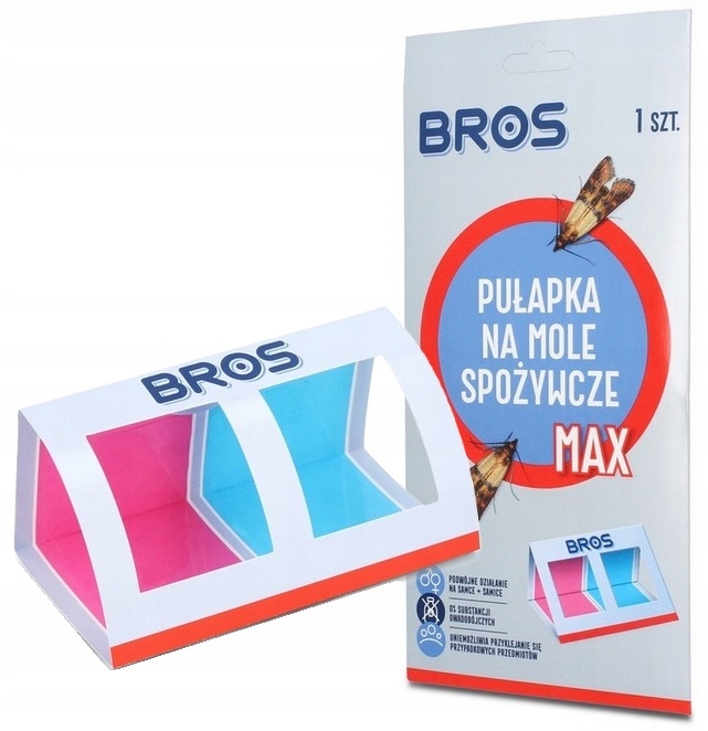 Пастка На Кріт Харчові MAX липка пастка для вловлювання молі Bros 1 шт. — фото 6