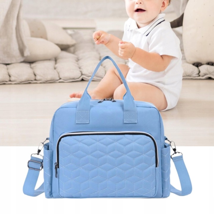 Сумка для підгузків, дорожня сумка для підгузків для мами, Baby Essentials, блакитна — фото 4