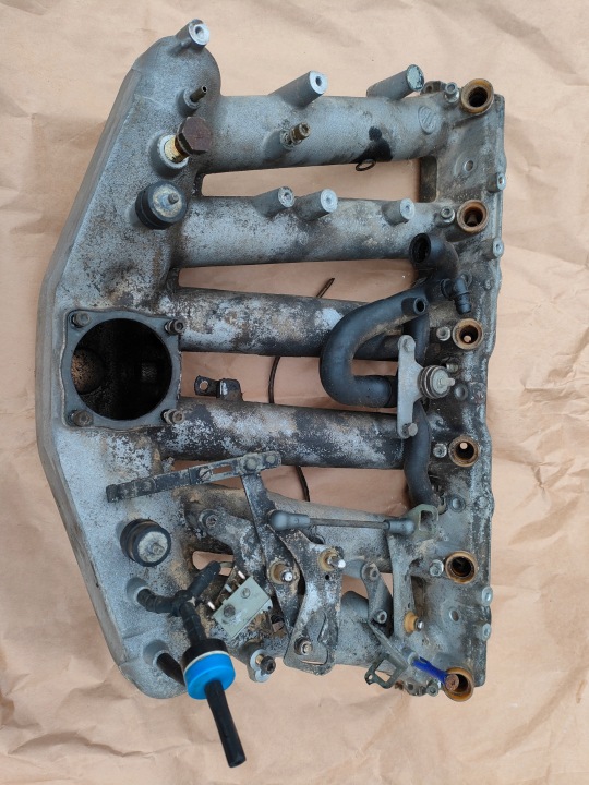 intake manifold mercedes w124 1041411001 3.0e 24v petrol lever gas