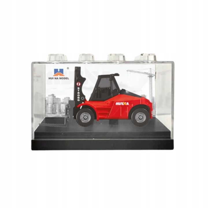 Вилковий навантажувач металева модель колекційна фігурка транспортний засіб червоний — фото 3