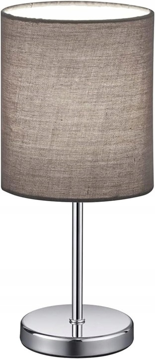 Stolní lampa, šedá, 1 kus