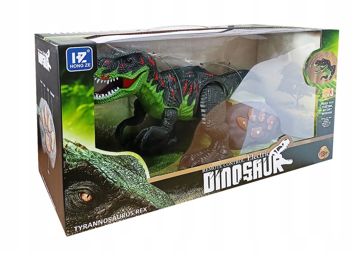 INTERACTIVE DINOSAUR RC CONTROLLED REMOTE CONTROL FOR CHILDREN DANCES ROARS Effects sound movement light