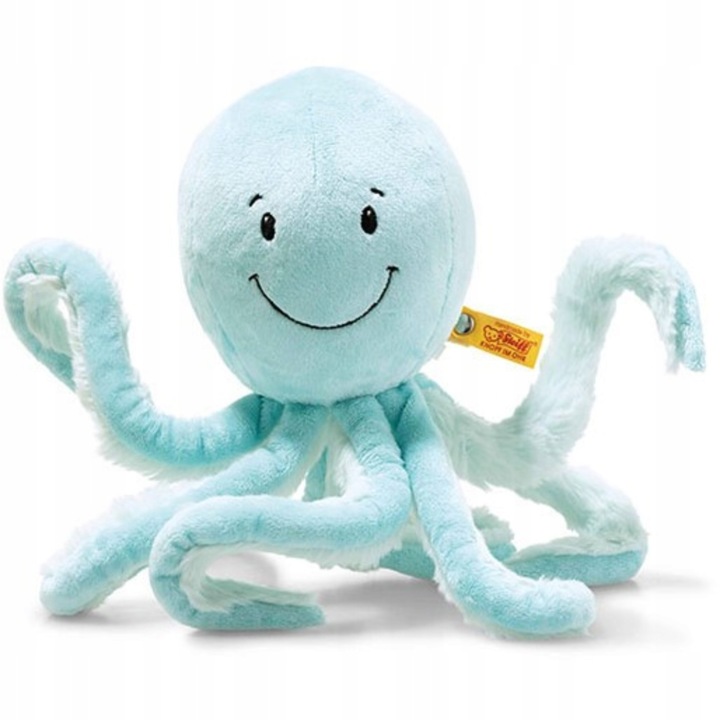 STEIFF 063770 SOFT м'яка FRIENDS OCKTO восьминіг, бірюзовий,27 см, бірюзовий