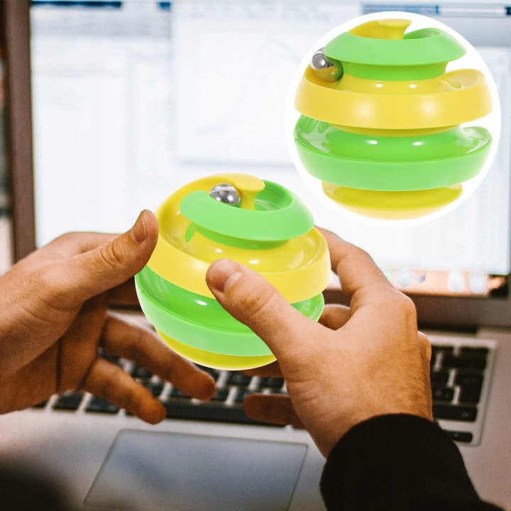 Іграшка антистрес ORBIT BALL з рухомою кулею, ідеальна на подарунок — фото 7