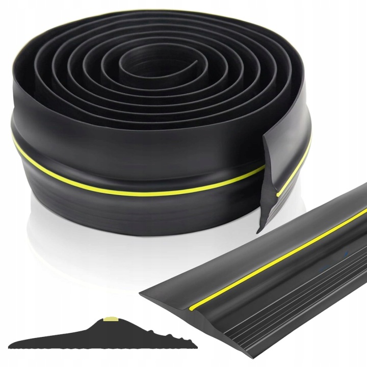 Garážové Těsnění 6M Pro Bránu, Gumový Garážový Práh, Těsnění 12x90 mm