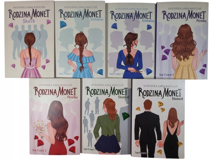 Zdjęcie egzemplarza: Rodzina Monet / zestaw 7 książek / Weronika Anna Marczak