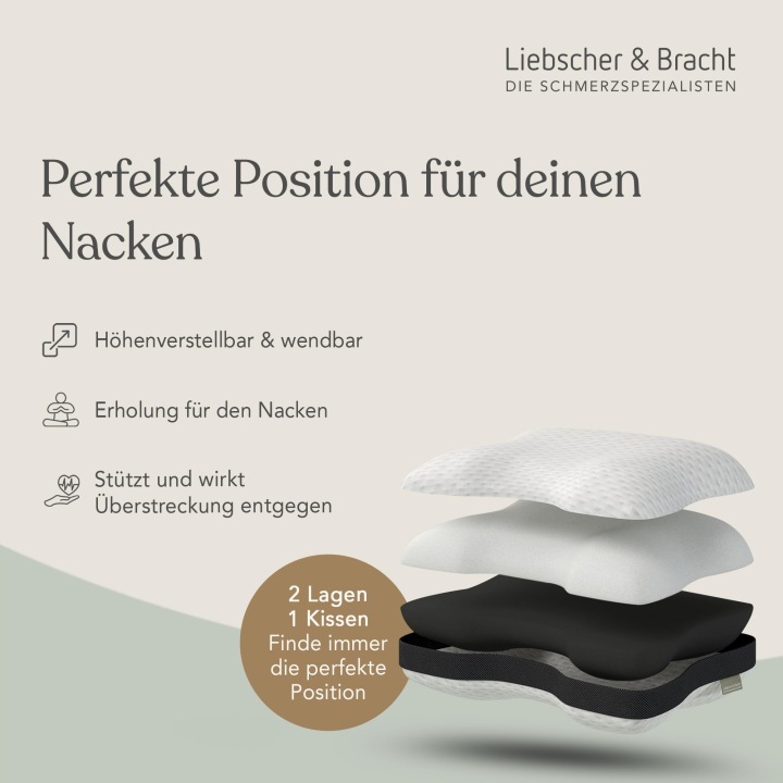 Liebscher & Bracht Ortopedický polštář pod krk 40 x 55 cm