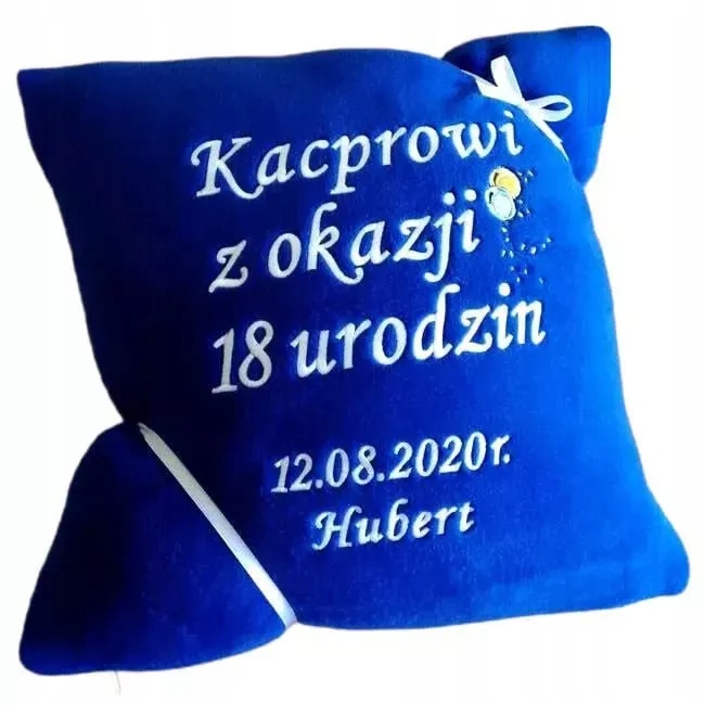 Dárek k 18. Narozeninám, osmnáctka pro kamarádku, kolegyni, Polštář s nápisem