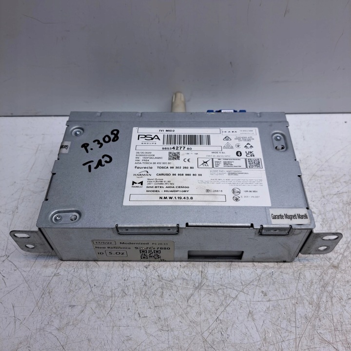 Radio PEUGEOT 308 III T10 9853427780