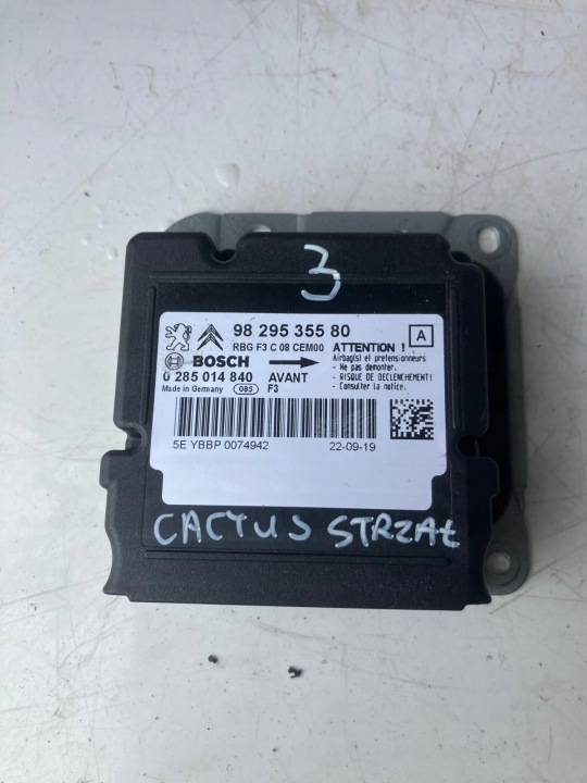 SENSOR AIRBAG CITROEN C4 CACTUS LIFT 9829535580