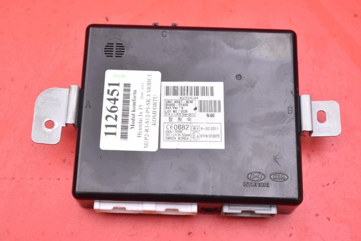 comfort control unit 95400-2Y400 HYUNDAI IX35 1 and 2.0 16V 163 KM 4X4 09-13