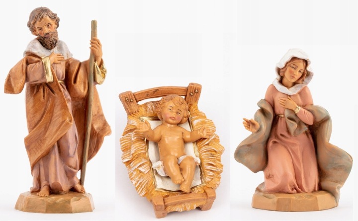 Svatá rodina do betlému, pro figurky o výšce 12 cm – Figury Firmy Fontanini