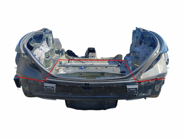 Supporto LAMIERATO POSTERIORE Coppa MERCEDES SLK R172 CC KABRIO LAK: 197 (11-15)