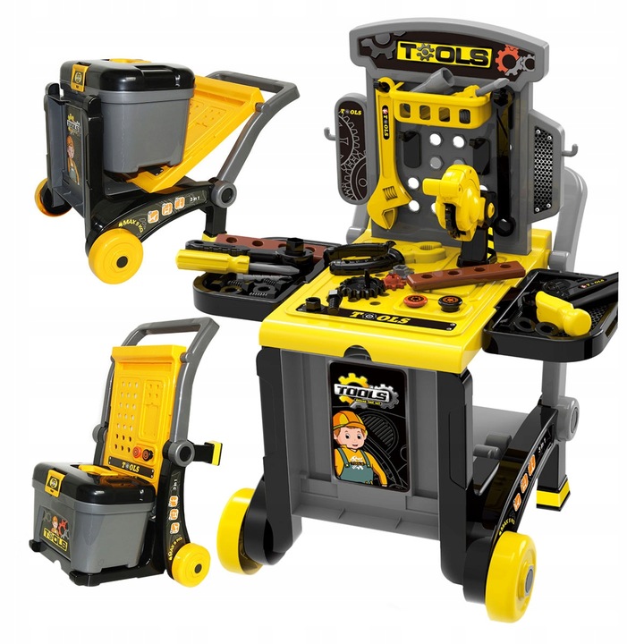DIY WORKSHOP FOR CHILDREN TOOL TRUCK Barrow + TOOLS