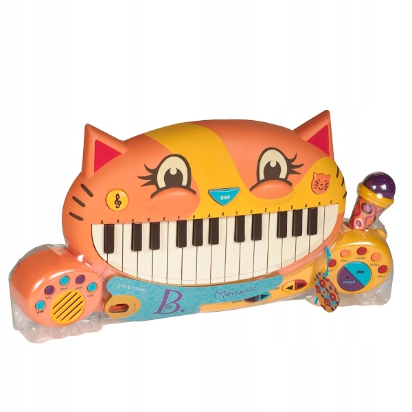 MEOWSIC міні піаніно синтезатор мікрофон B.TOYS 2+